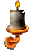 Animated candle bullet