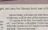 Sentinel news article page 1