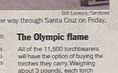 Sentinel news article page 1