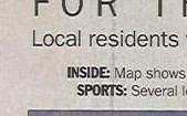 Sentinel news article page 1