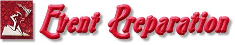 Event preparation title