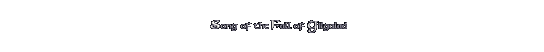Gilgalad Verse title
